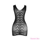 SUBBLIME - 952167 SHORT ELASTIC FISHNET DRESS BLACK ONE SIZE