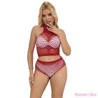 SUBBLIME - 952402 FISHNET SET WITH PINK DIAMONDS ONE SIZE