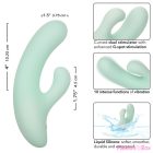 CALEXOTICS - PACIFICA FIJI VIBRATOR & ESTIMULATOR G SPOT 10 VIBRATIONS AQUA