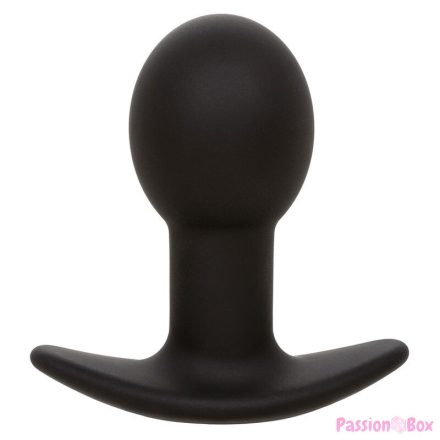CALEXOTICS - ROCK BOTTOM ANAL PLUG 10 VIBRATIONS SILICONE BLACK