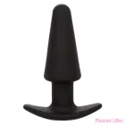 CALEXOTICS - ROCK BOTTOM TAPERED ANAL PLUG 10 VIBRACIONES SILICONE BLACK