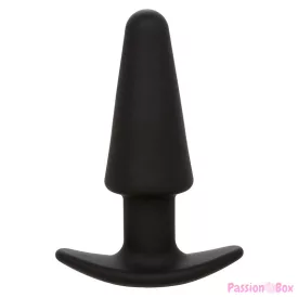   CALEXOTICS - ROCK BOTTOM TAPERED ANAL PLUG 10 VIBRACIONES SILICONE BLACK