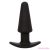 CALEXOTICS - ROCK BOTTOM TAPERED ANAL PLUG 10 VIBRACIONES SILICONE BLACK