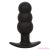 CALEXOTICS - ROCK BOTTOM BEADED ANAL PLUG 10 VIBRATIONS SILICONE BLACK