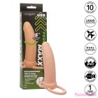 CALEXOTICS - MAXX THICK DUAL PENETRATOR 10 VIBRATIONS FLESH