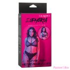 CALEXOTICS - EUPHORIA CHAIN HALTER COLLAR & LEASH PLUS SIZE