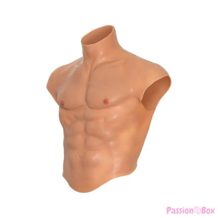 HIDDEN DESIRE - ALTER EGO SILICONE MALE TORSO SHIRT WITH ABS FLESH