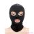 NS NOVELTIES - FETISH & FASHION EYES AND MOUTH HOOD NYLON BLACK