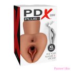 PDX PLUS - PICK YOUR PLEASURE XL REALISTIC STROKER BROWN