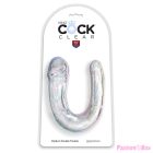 KING COCK - DOUBLE TROUBLE DOUBLE DILDO 33 CM CLEAR