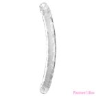 KING COCK - DOUBLE TROUBLE DOUBLE DILDO 46 CM CLEAR