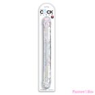KING COCK - DOUBLE TROUBLE DOUBLE DILDO 46 CM CLEAR
