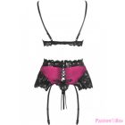 LIVCO CORSETTI FASHION - NAHIR LC 20214 BRA + PANTY + GARTER BELT L/XL