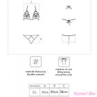 LIVCO CORSETTI FASHION - JIMENA LC 20216 BRA + THONG BLACK ONE SIZE