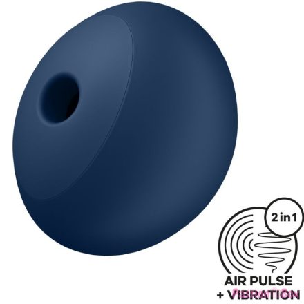 SATISFYER - AIR POWER 4 STIMULATOR & VIBRATOR 12 VIBRATIONS BLUE