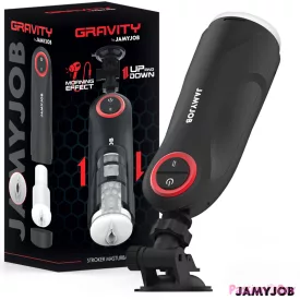   JAMYJOB - GRAVITY AUTOMATIC VAGINA MASTURBATOR 5 THRUSTING MODES AND SOUND EFFECT