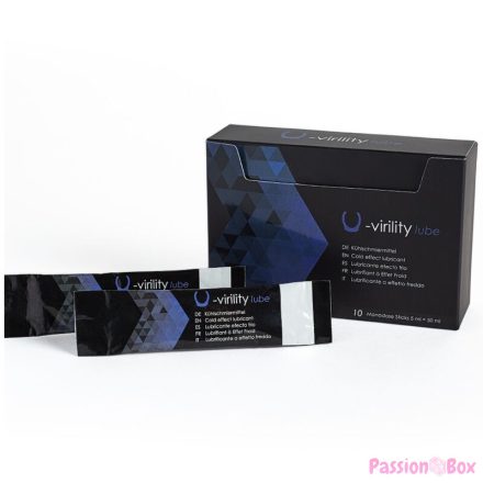 500 COSMETICS - U-VIRILITY LUBE COLD EFFECT LUBRICANT 10 X 5 ML