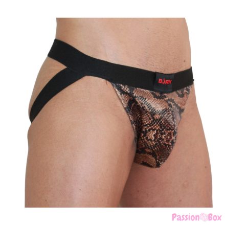 BURN - 002 JOCK SNAKE BLACK XL