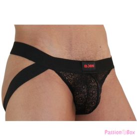 BURN - 005 JOCK LINGERIE BLACK M