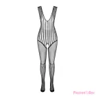 PASSION - BS 103 BODYSTOCKING BLACK ONE SIZE