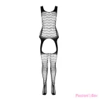 PASSION - BS 104 BODYSTOCKING WHITE ONE SIZE