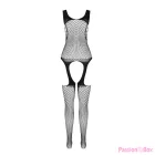 PASSION - BS 104 BODYSTOCKING WHITE ONE SIZE