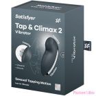 SATISFYER - TAP & CLIMAX 2 VIBRATOR & STIMULATOR GREY