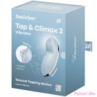 SATISFYER - TAP & CLIMAX 2 VIBRATOR & STIMULATOR BLUE