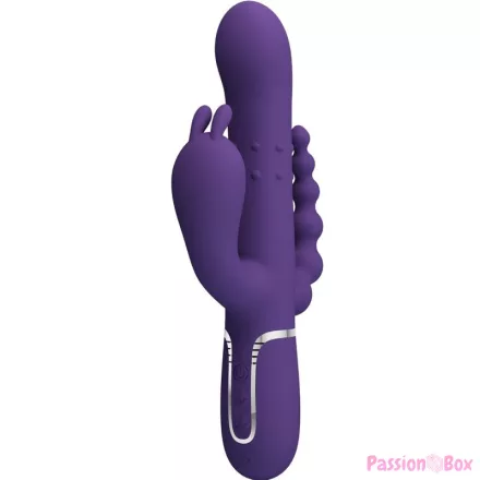 PRETTY LOVE - CAMMY TRIPLE VIBRATOR MULTIFUNCTION 4 IN 1 PURPLE