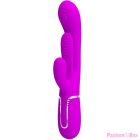 PRETTY LOVE - SHANIA TRIPLE RABBIT VIBRATOR MULTIFUNCTION PINK