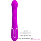 PRETTY LOVE - SHANIA TRIPLE RABBIT VIBRATOR MULTIFUNCTION PINK
