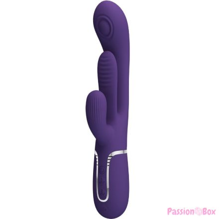 PRETTY LOVE - SHANIA TRIPLE RABBIT VIBRATOR MULTIFUNCTION PURPLE