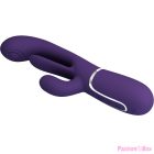 PRETTY LOVE - SHANIA TRIPLE RABBIT VIBRATOR MULTIFUNCTION PURPLE