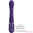 PRETTY LOVE - SHANIA TRIPLE RABBIT VIBRATOR MULTIFUNCTION PURPLE