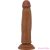 PRETTY LOVE - KEON REALISTIC DILDO 21 CM BROWN