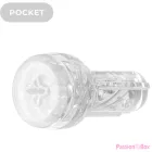 KIIROO - FEEL POCKET STROKER CRYSTAL BY KIIROO TRANSPARENT