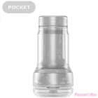 KIIROO - FEEL POCKET STROKER CRYSTAL BY KIIROO TRANSPARENT