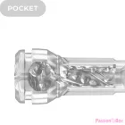 KIIROO - FEEL POCKET STROKER CRYSTAL BY KIIROO TRANSPARENT