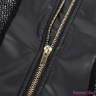 SUBBLIME - 954451 SEXY MESH DRESS LEATHER BLACK L/XL