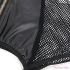 SUBBLIME - 954451 SEXY MESH DRESS LEATHER BLACK L/XL