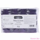 PASANTE - RIBS & DOTS INTENSITY CONDOMS 144 UNITS