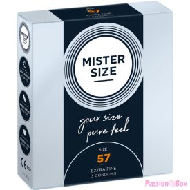 MISTER SIZE - CONDOM SIZE L 57 MM (3 UNITS)