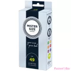 MISTER SIZE - CONDOM SIZE S 49 MM (10 UNITS)