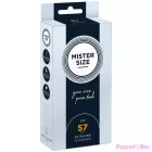 MISTER SIZE - CONDOM SIZE L 57 MM (10 UNITS)