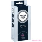 MISTER SIZE - CONDOMS SIZE XXL 64 MM (10 UNITS)