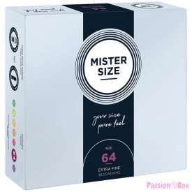 MISTER SIZE - CONDOMS SIZE XXL 64 MM (36 UNITS)