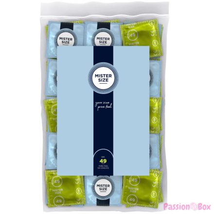 MISTER SIZE - CONDOM SIZE S 49 MM (100 UNITS)