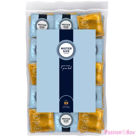 MISTER SIZE - CONDOM SIZE M 53 MM (100 UNITS)