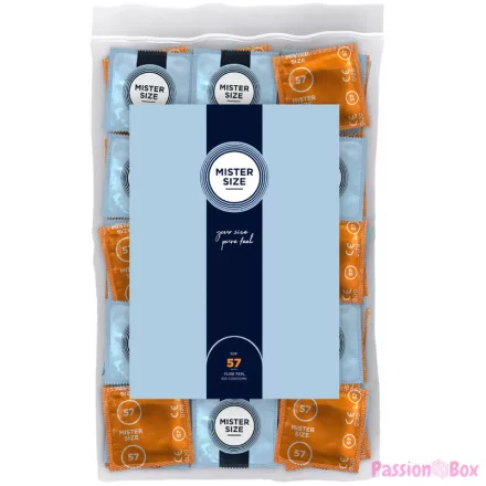 MISTER SIZE - CONDOM SIZE L 57 MM (100 UNITS)