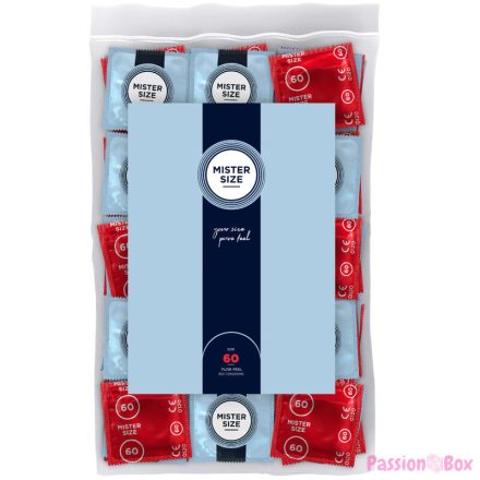 MISTER SIZE - CONDOM SIZE XL 60 MM (100 UNITS)